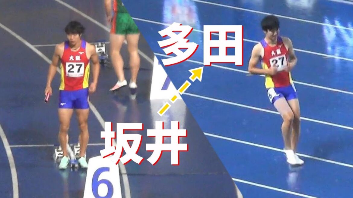 大阪また最強のオーダー！準決勝 男子リレー 4x100m 栃木国体陸上2022