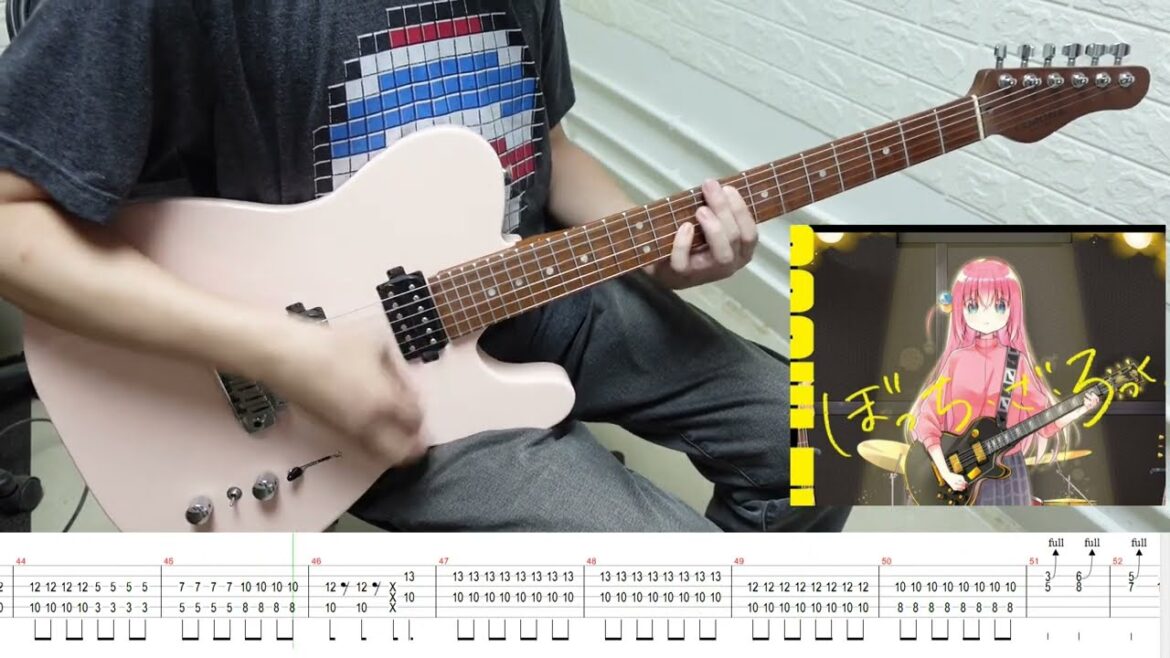 孤獨搖滾 ぼっち・ざ・ろっく! tvsize op 青春コンプレックス  結束バンド kessoku band guitar cover by Eric Lo (tab)