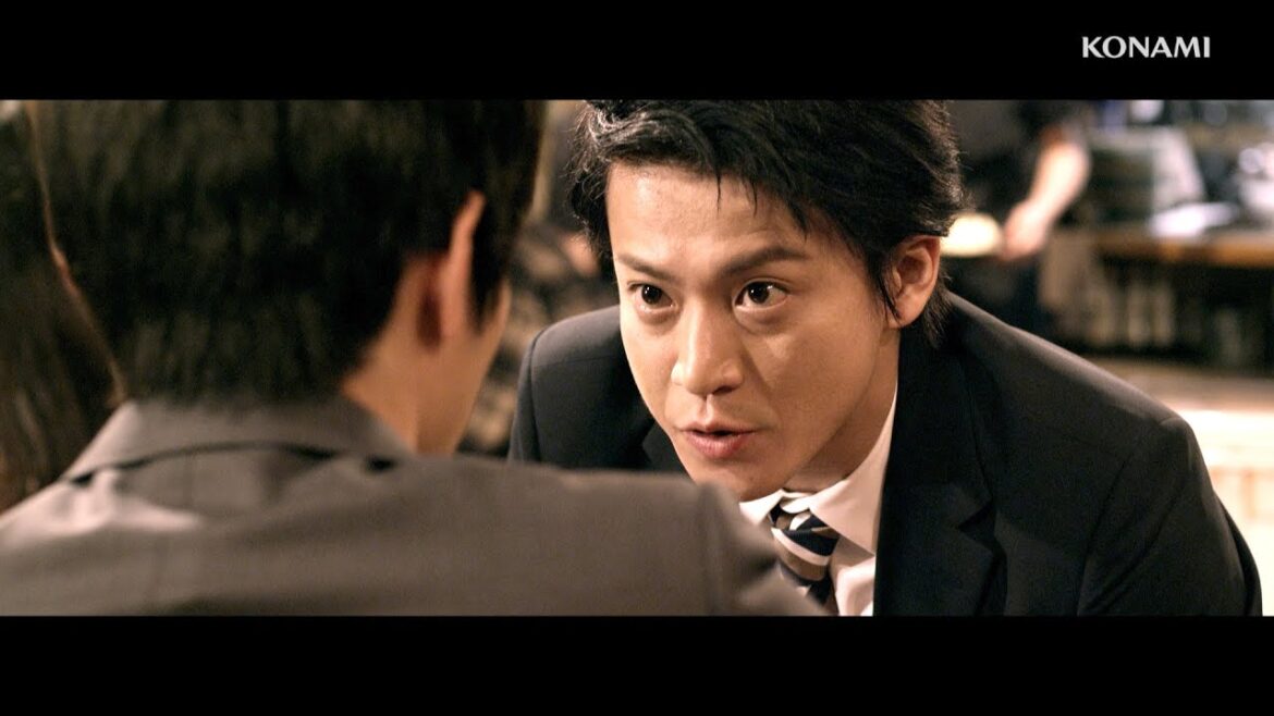 小栗旬、心折れるポーズを全力披露「グキッ！」　中村蒼とサラリーマン役で居酒屋トーク　モバイルゲーム『実況パワフルプロ野球』新CM「グキッ」篇＆「ダイジョーブ」篇＆メイキング