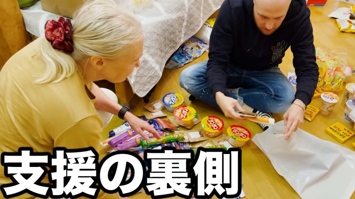 日本からの支援物資をウクライナの方々に届けるまでにしていること