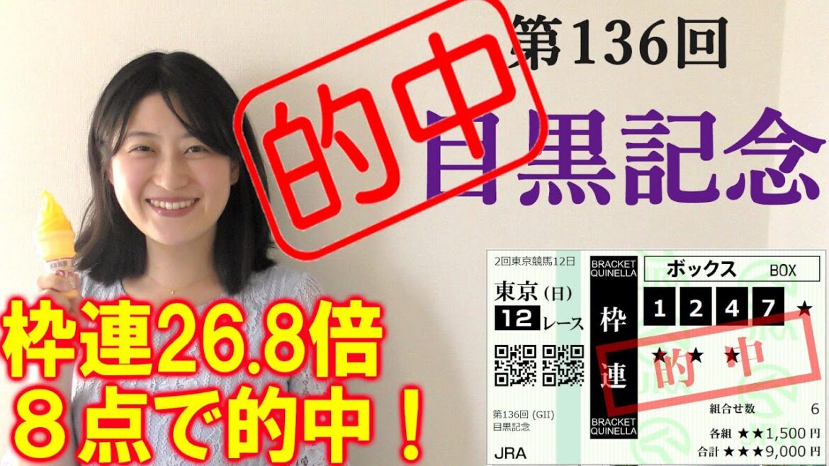 枠連26.8倍8点で的中！【競馬】目黒記念 2022 予想 (葵Sは単複＆3連複116.2倍万馬券的中！ブログの白百合Sは3連単137.3倍万馬券的中！)