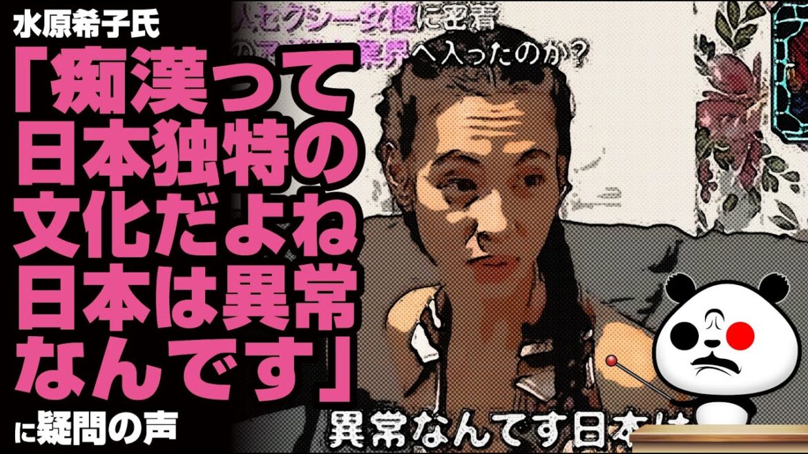 水原希子氏「痴漢って日本独特の文化だよね」が話題