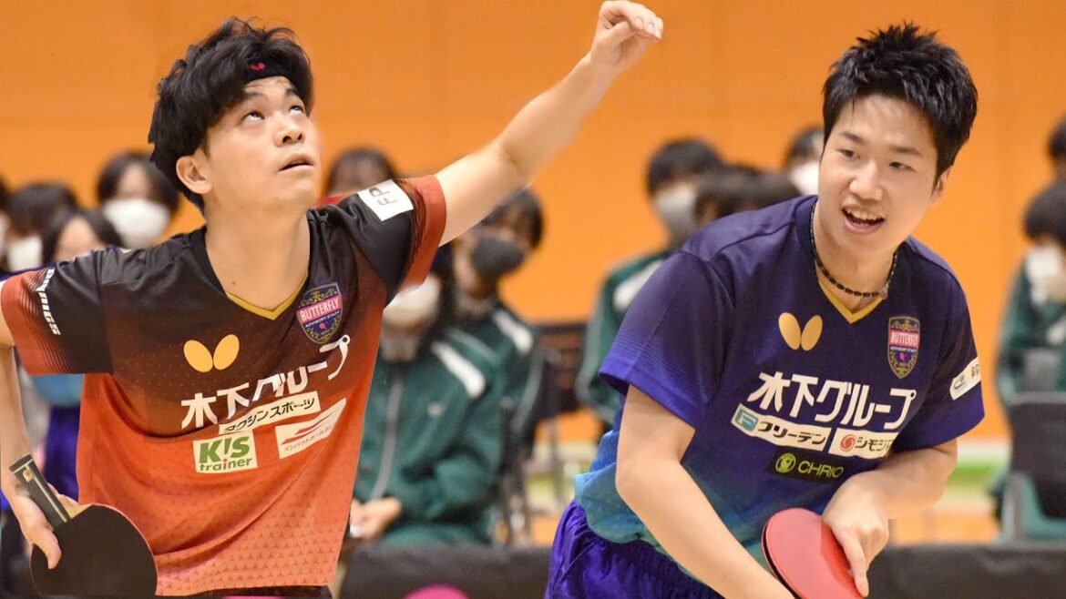 水谷隼＆吉田雅己「BUTTERFLY 卓球イベント」in 上士幌