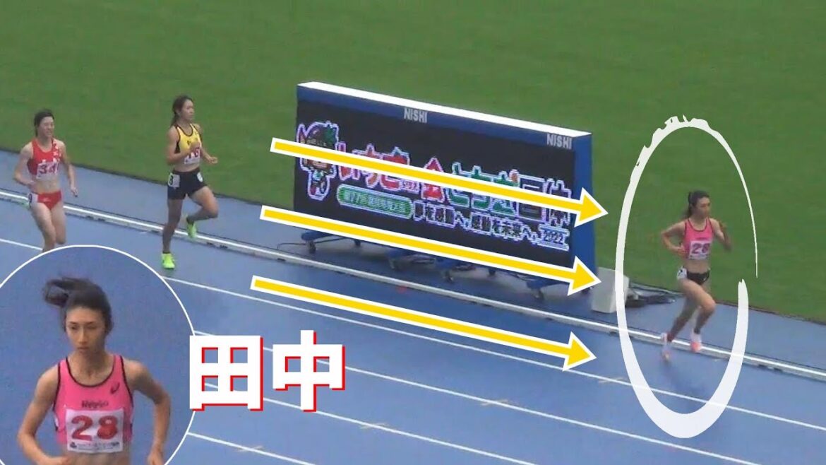 田中希実がどんどん引き離す！予選 成年 女子800m 栃木国体陸上2022