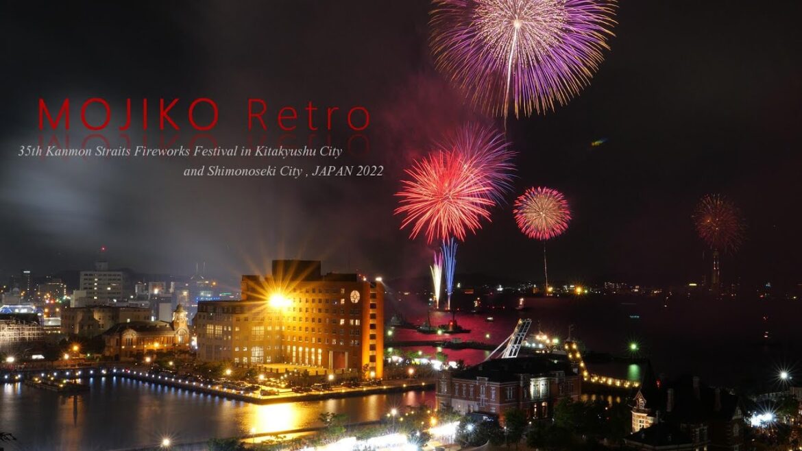[花火時刻4K] 日本第35回関門海峡花火大会2022 Kanmon Kaikyo Fireworks Festival 2022 in Japan（絕景、高画質、門司港、下関、北九州、DC-G99）
