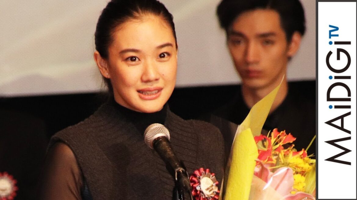 蒼井優、最優秀女優賞は「叱咤激励」と奮起　「宮本から君へ」は「本当に疲れました…」　「第11回TAMA映画賞」