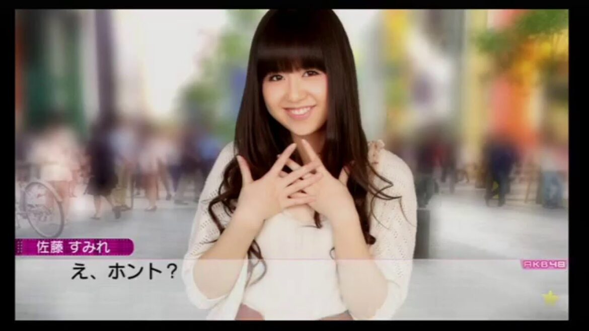 AKB1/149恋愛総選挙　佐藤すみれさん(実況?)