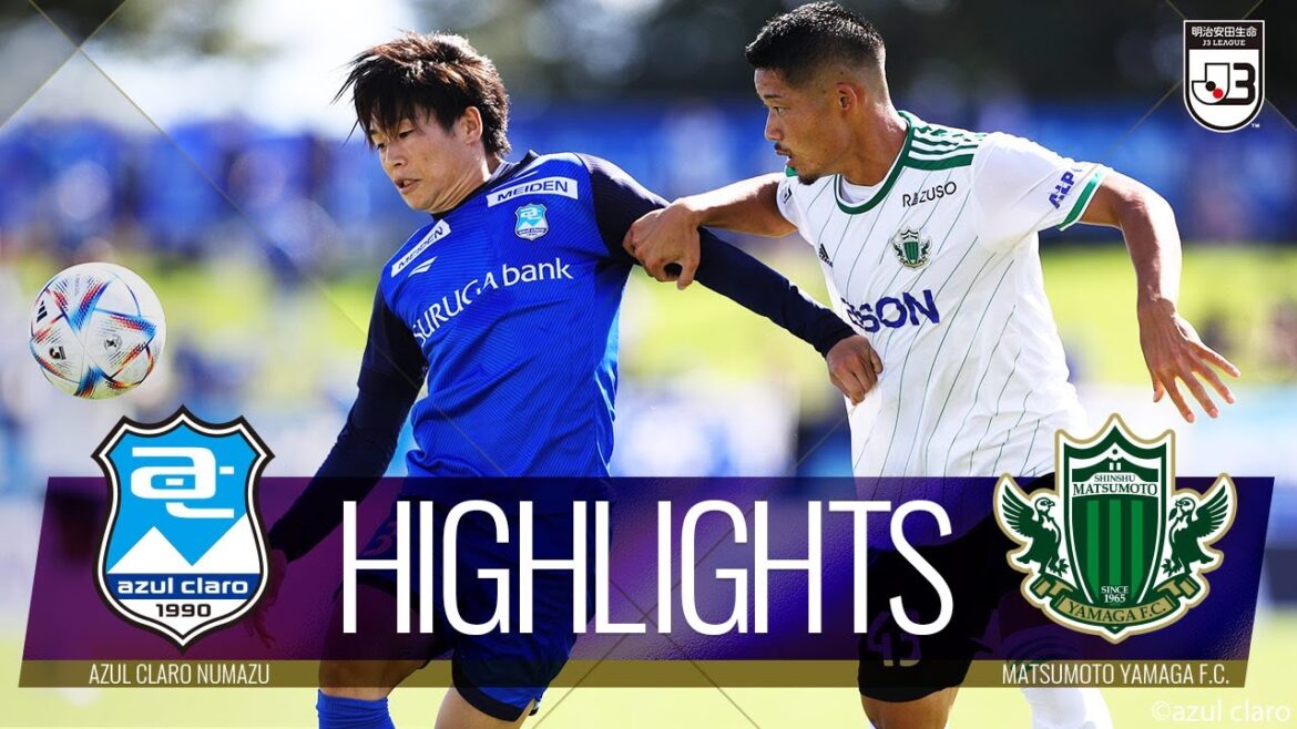 【公式】ハイライト：アスルクラロ沼津vs松本山雅ＦＣ 明治安田生命Ｊ３リーグ 第27節 2022/10/2