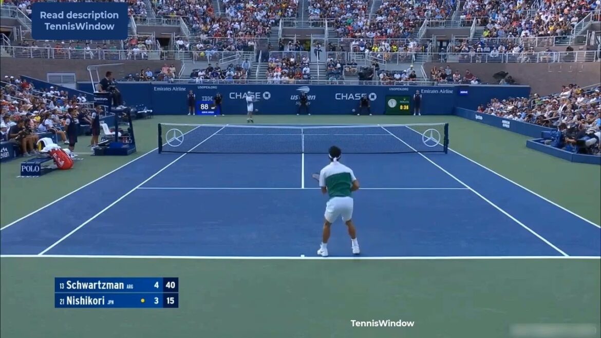 Nishikori (錦織) VS Schwartzman (シュワルツマン)
