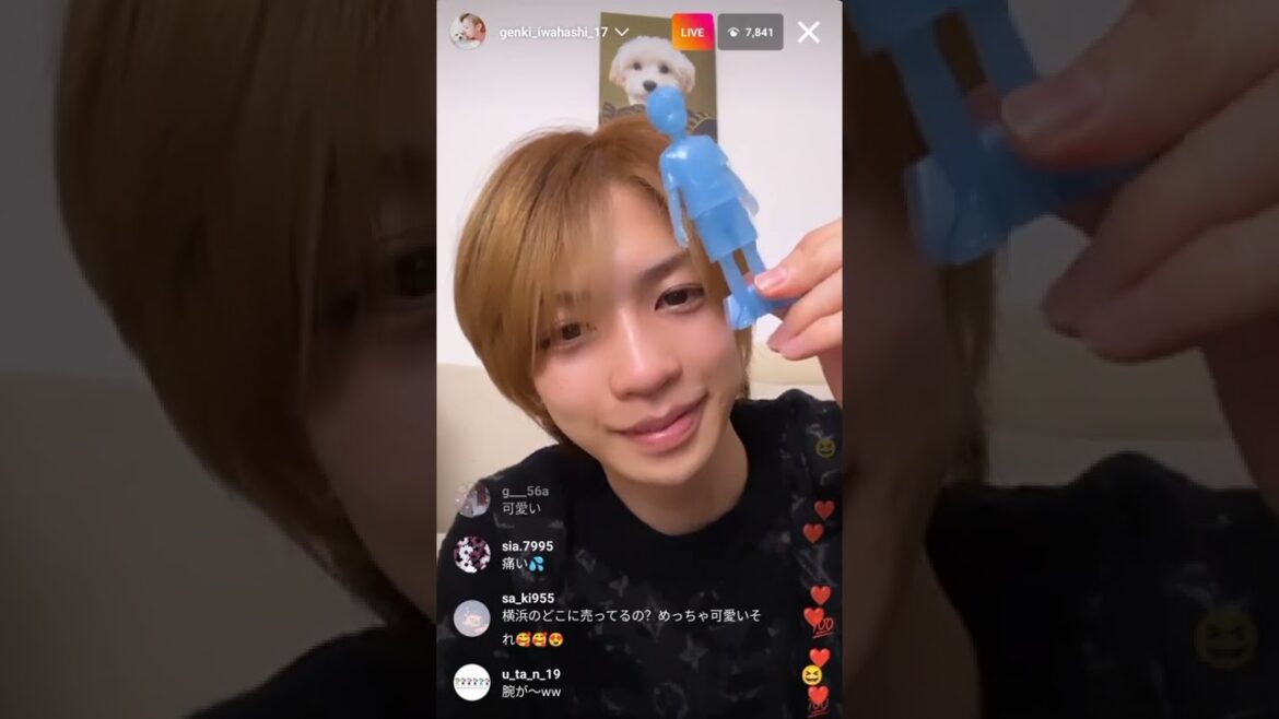 Iwahashi Genki IG Live 2022-10-03 | 岩橋玄樹インスタライブ 2022年10月3日 (@genki_iwahashi_17)