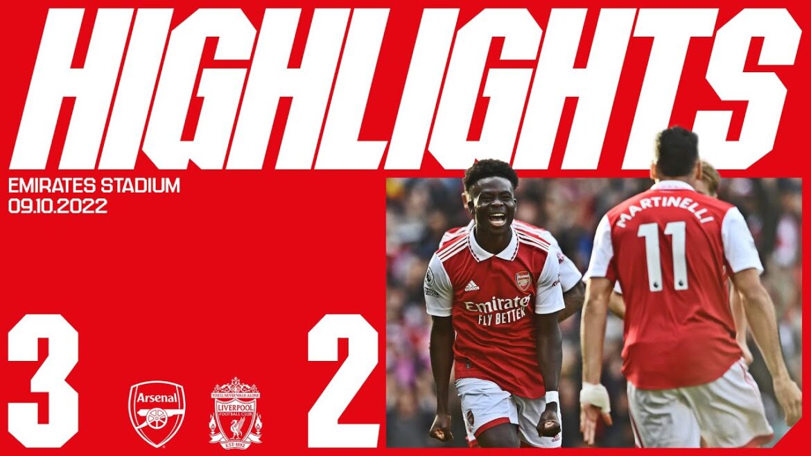 HIGHLIGHTS | Arsenal vs Liverpool (3-2) | Martinelli, Saka (2)