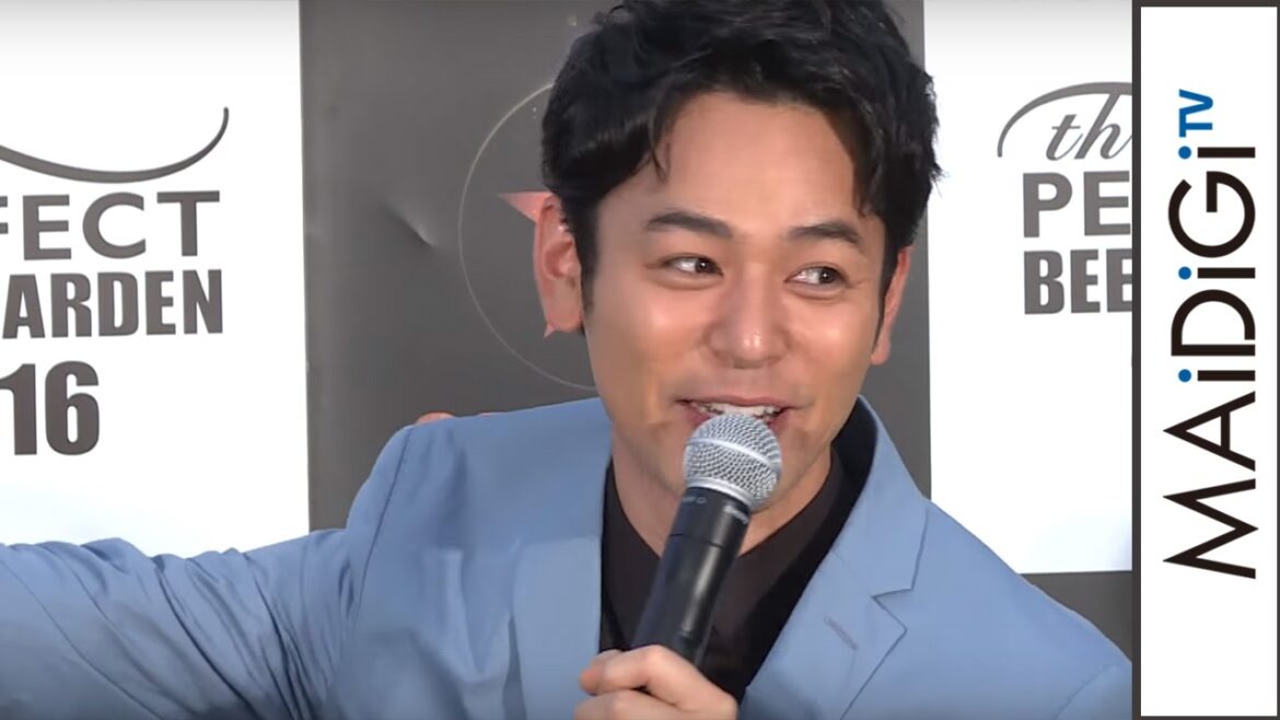妻夫木聡、リアクションがまるでテレビショッピング　｢サッポロ生ビール黒ラベル｣新CM発表会3