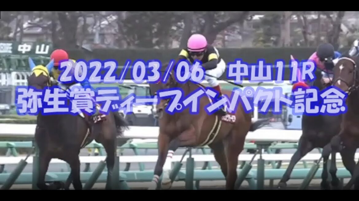 2022/03/06【パドック返し馬パト映像つき】弥生賞ディープインパクト記念　3歳GⅡ　　☆アスクビクターモア　　ディープインパクト　　＃レースは9分ころから