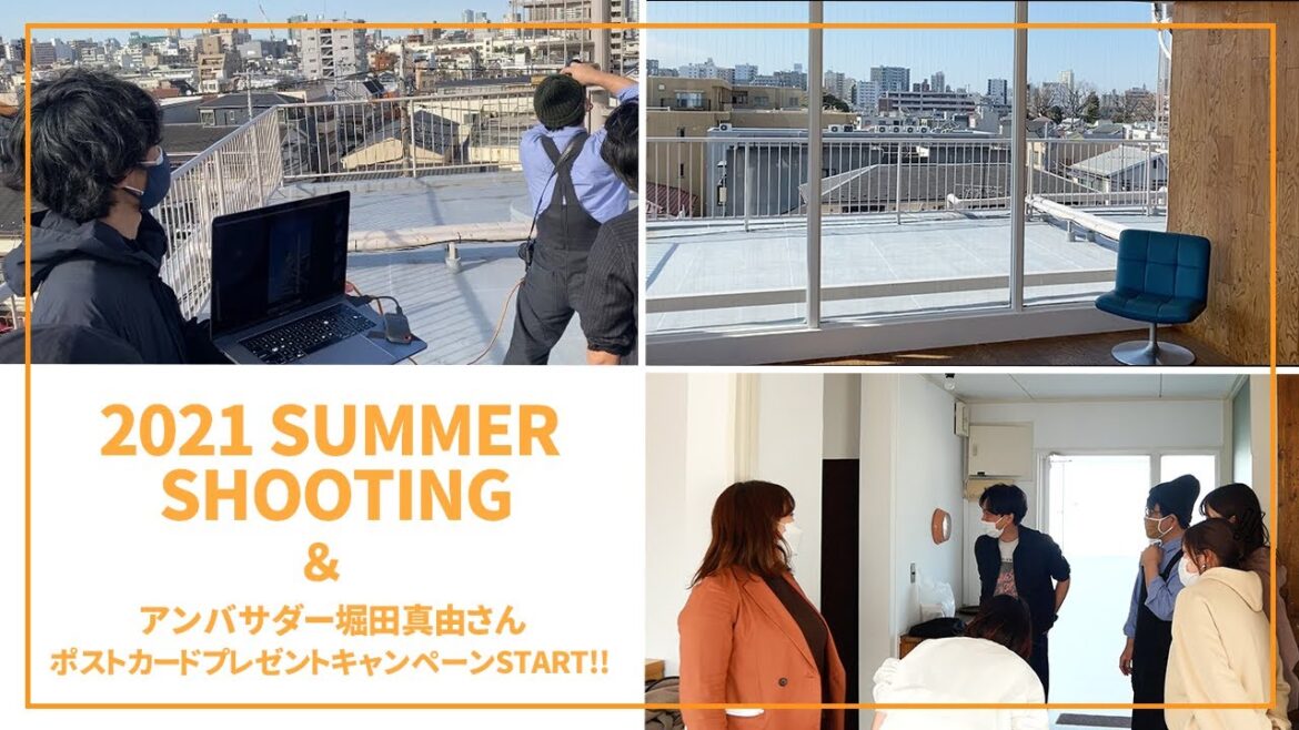 【2021夏ビジュアル】堀田真由さん夏のポスター撮影風景！！