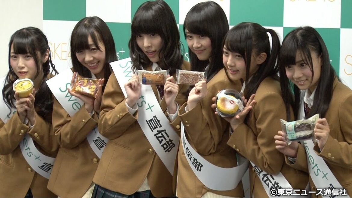 【TNS動画ニュース】SKE48・松井珠理奈、松井玲奈らが公開生録音に挑戦！ファミリーマート「Sweets+」宣伝部員就任式
