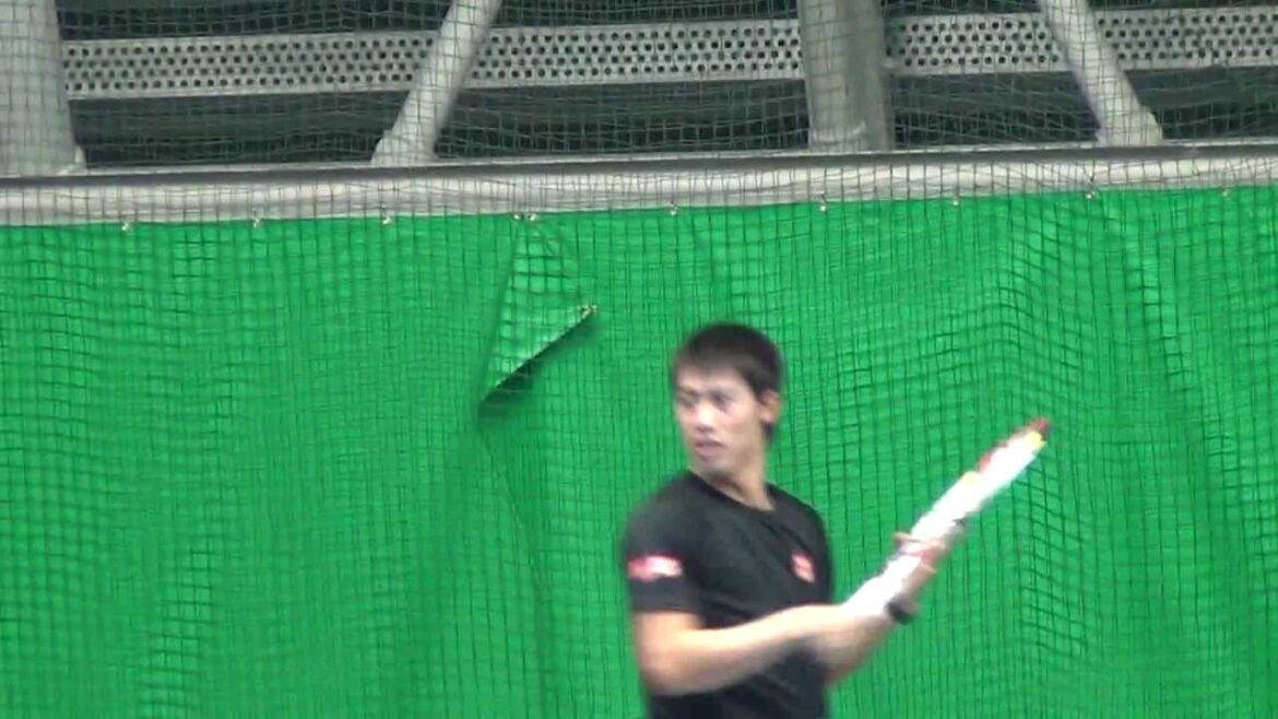 錦織圭のランキングを押し上げた振り回し練習。 フルスイングいいね Kei