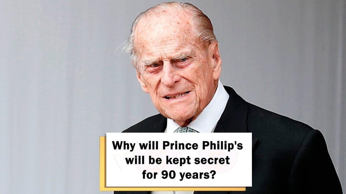 Why will Prince Philip's will be kept secret for 90 years? #shorts