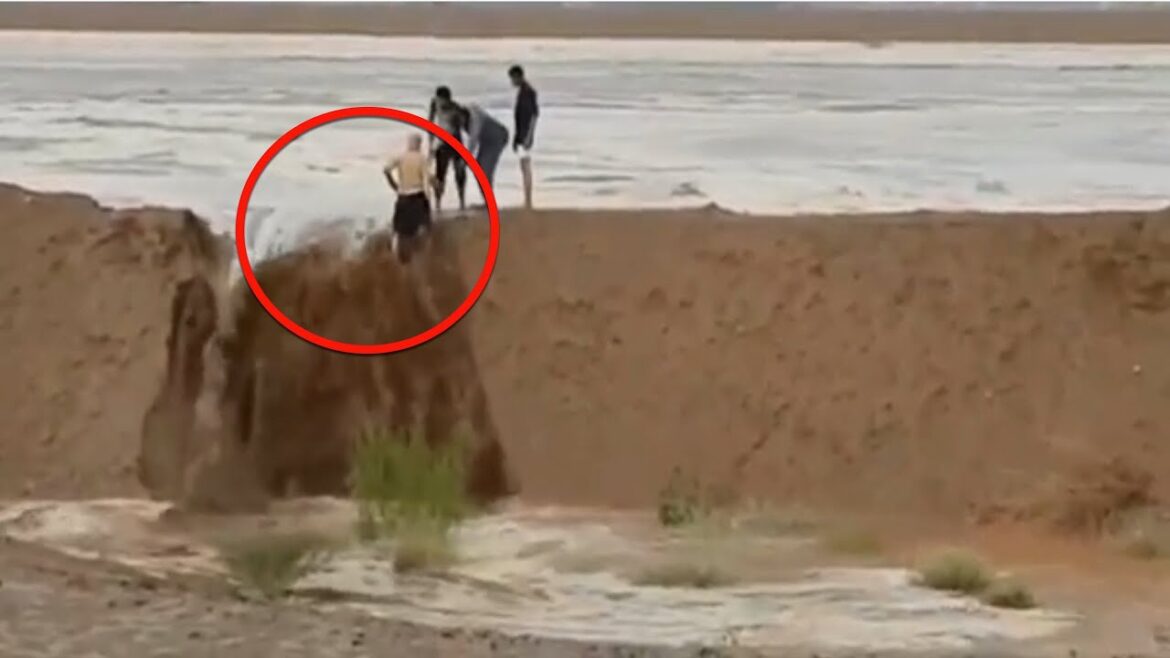 【衝撃映像】こんな何気ない事から信じられないくらいの大洪水へ！サウジアラビアで起こった衝撃的瞬間！