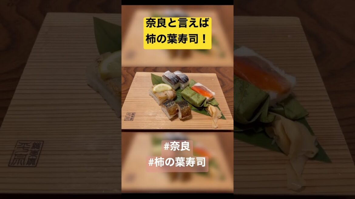 奈良と言えば柿の葉寿司！ #関西 #奈良 #柿の葉寿司 #寿司