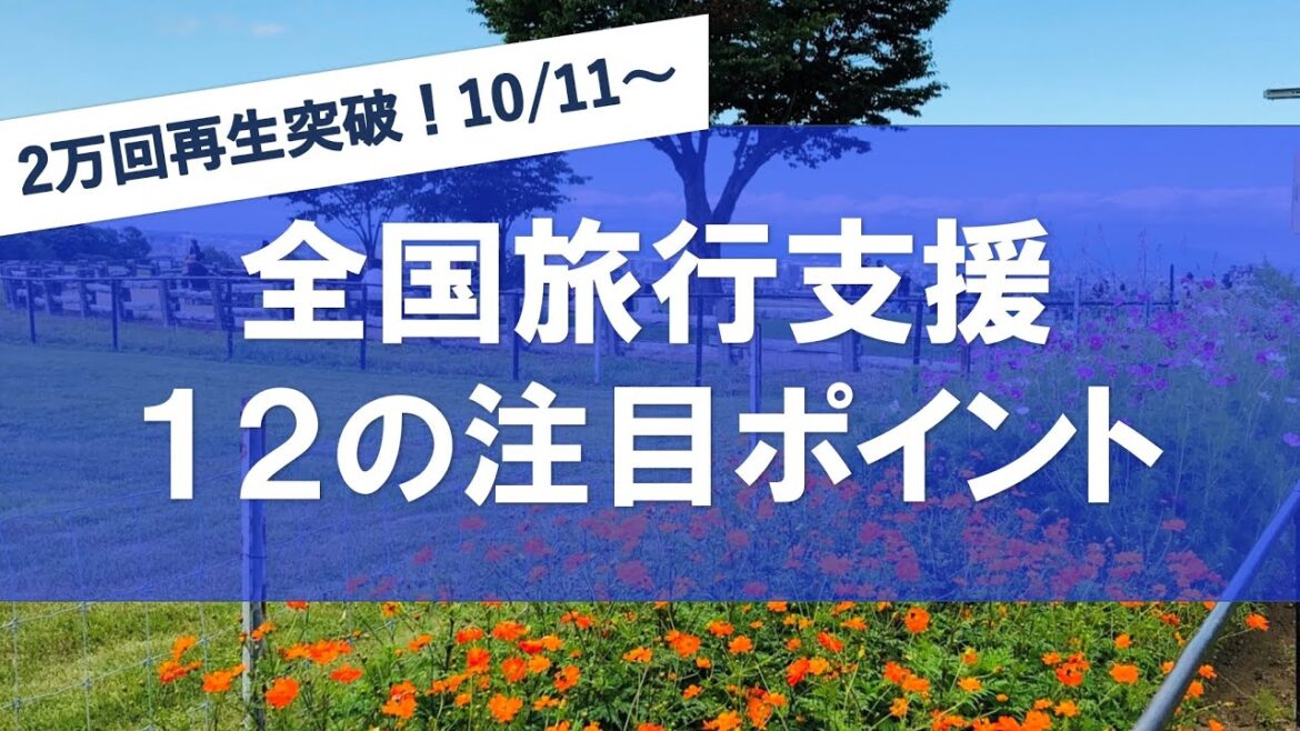 【全国旅行支援】予約前に確認したい12のポイント