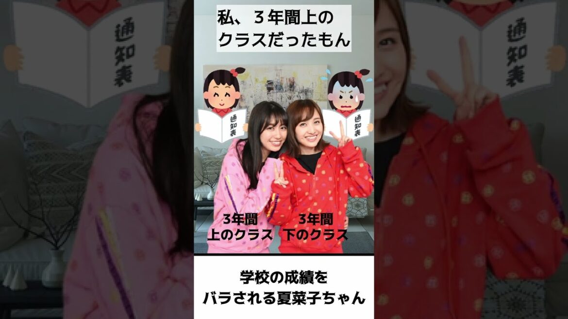 高校生時代の成績を暴露される夏菜子ちゃん ／ ももクロ 百田夏菜子 佐々木彩夏 #shorts
