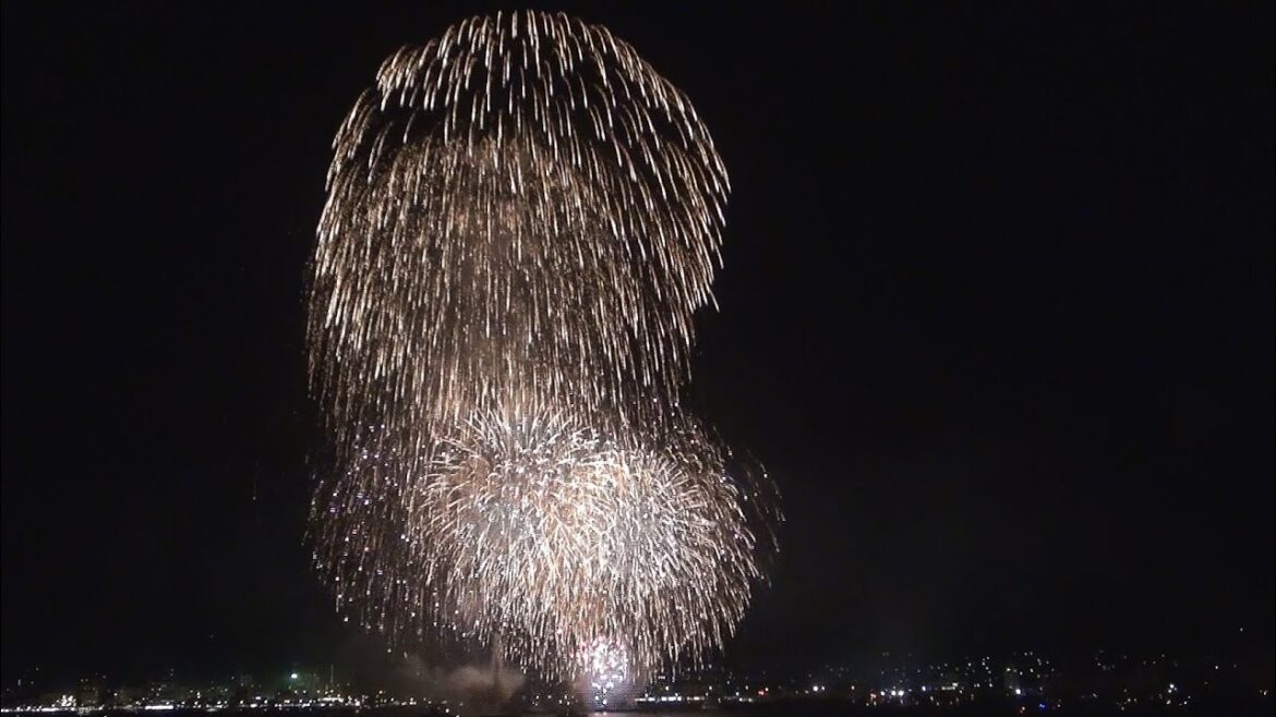 2015年関門海峡花火大会 門司側 2015年関門海峡花火大会 門司側