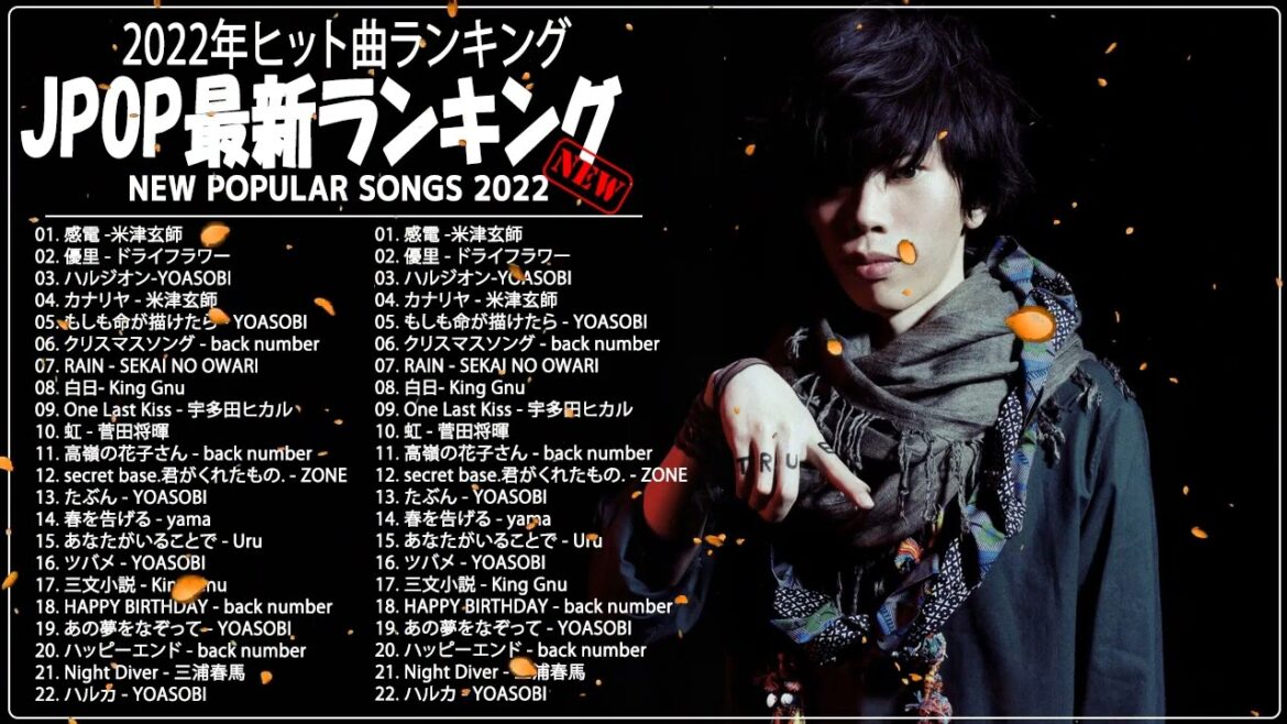 2022 年 ヒット曲 ランキング 💜日本の歌 人気 2022 日本の音楽 邦楽 10,000,000回を超えた再生回数 ランキング 💜ドライフラワー, LiSA, 菅田将暉, YOASOBI #HM 2022 年 ヒット曲 ランキング 💜日本の歌 人気 2022 日本の音楽 邦楽 10,000,000回を超えた再生回数 ランキング 💜ドライフラワー, LiSA, 菅田将暉, YOASOBI #HM