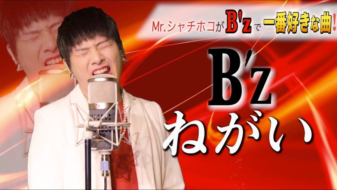 B'zのねがいをMr.シャチホコが本気で歌ってみた#Bz#名曲#稲葉浩志