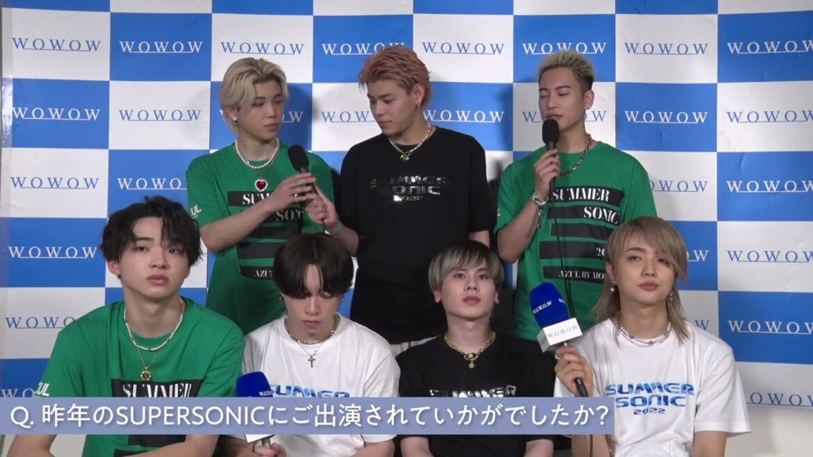 BE:FIRST interview @SUMMER SONIC 2022
