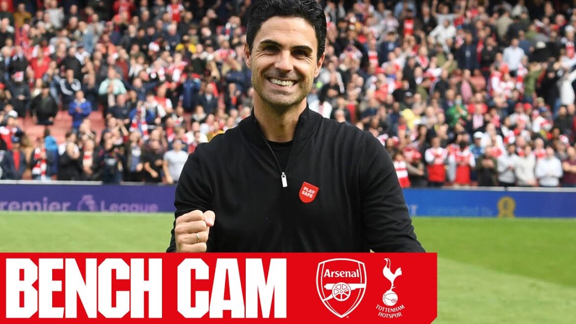 BENCH CAM | Arsenal vs Tottenham Hotspur (3-1) | Goals, action, reactions, celebs & more! BENCH CAM | Arsenal vs Tottenham Hotspur (3-1) | Goals, action, reactions, celebs & more!