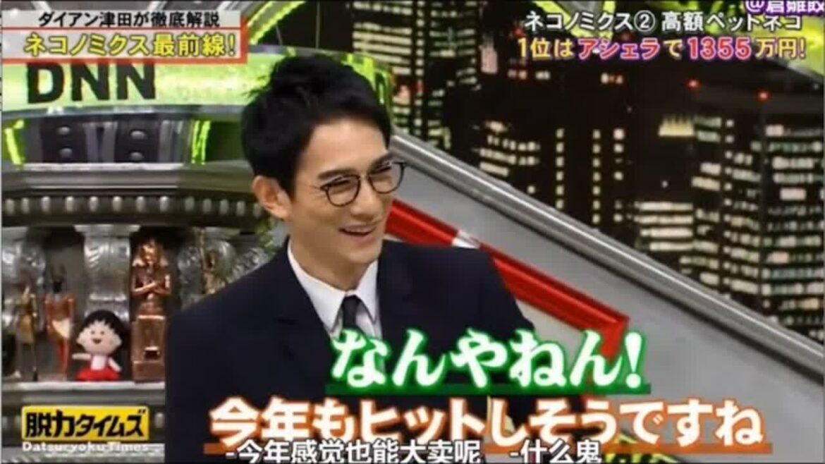 HD『全力！脱力タイムズ』🅷🅾🆃津田篤宏、町田啓太、かわいいネコ続々登場！ネコノミクス最前線。1位：アシェラ 約1355万円。2位：サバンナキャット 約540万円。 PART 2