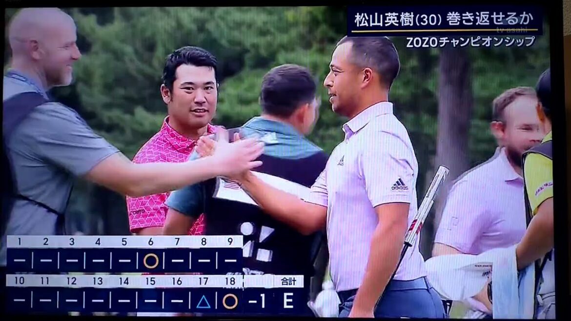 ZOZOチャンピオンシップ 第2日  【松山英樹】巻き返せるか？現役大学生の新しくプロ転向したばかりの【中島啓太22】猛チャージ❗🏒@akitann3333