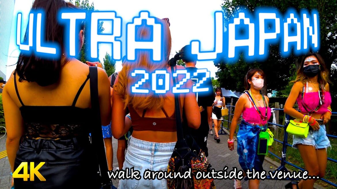 【日本/東京】 JAPAN TOKYO 「ULTRA JAPAN 2022 - ウルトラジャパン」 -just walking- 4K