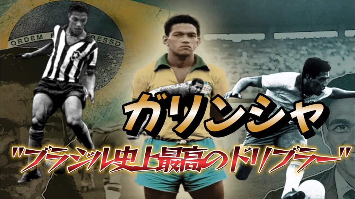ガリンシャ！ブラジル史上最高のドリブラーがこの男！ペレと双璧な伝説の足技&フェイント サッカーブラジル代表【ワールドカップ】