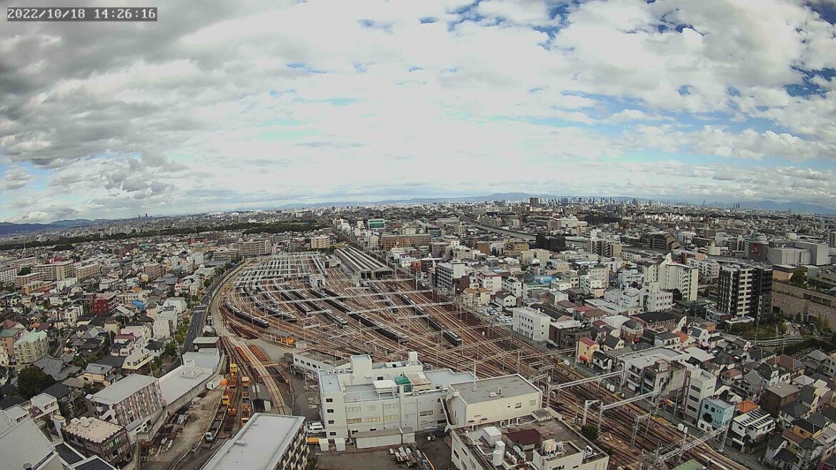 阪急電車 神戸線 西宮車庫 西宮北口 鉄道基地 ライブカメラ 入庫 出庫 発着 風景 運行状況