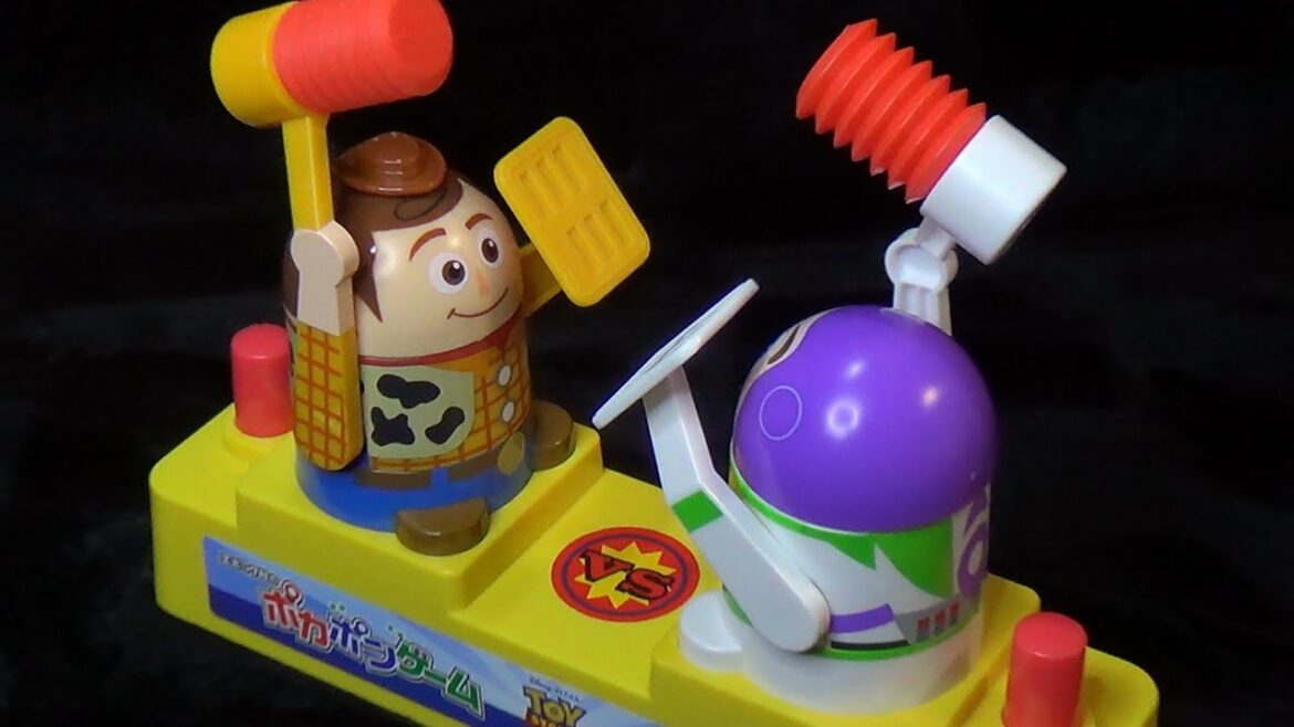 【パーティーゲーム】エポック ポカポンゲーム トイストーリー4 ウッディvs バズ・ライトイヤー トンカチ 対戦 対決  おもちゃ epoch poka pon japan game 2019 ブラゼ