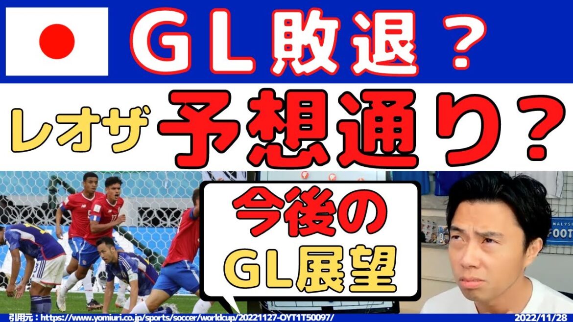 【レオザ】レオザの予想通りGL敗退？【切り抜き】#アーセナル  #レオザ  #プレチャン レオザフットボール,レオザ切り抜き,サッカー、プレチャン、レオザ,W杯、森保japan