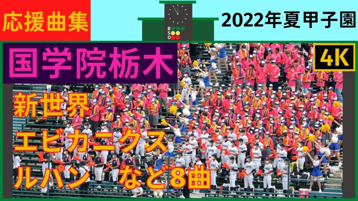 【国学院栃木】応援曲まとめ2022年夏甲子園