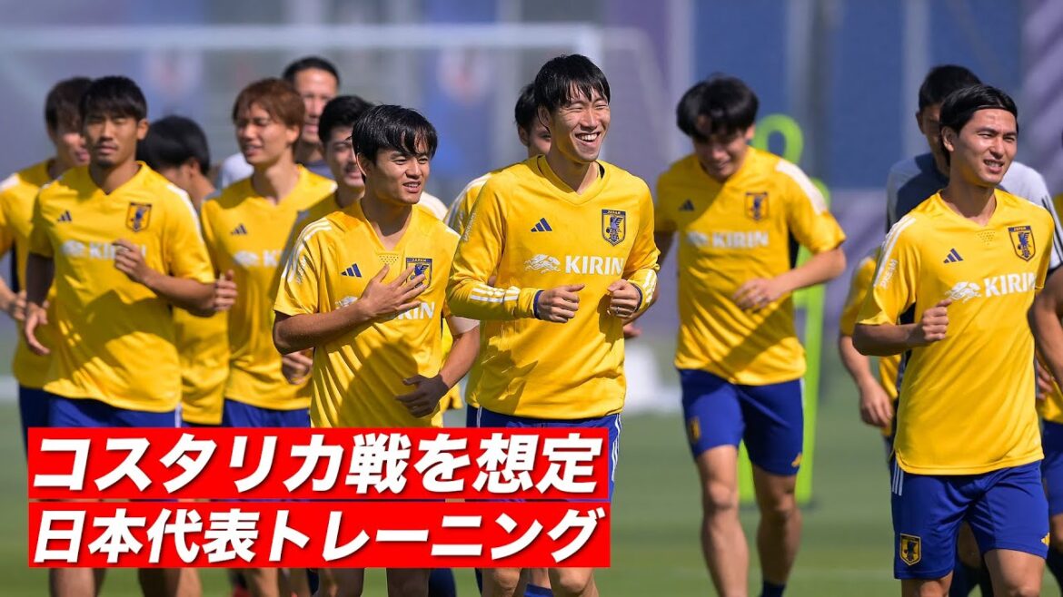 【日本代表】ターンオーバーでコスタリカ戦へ…冨安・酒井不在の24人でトレーニング