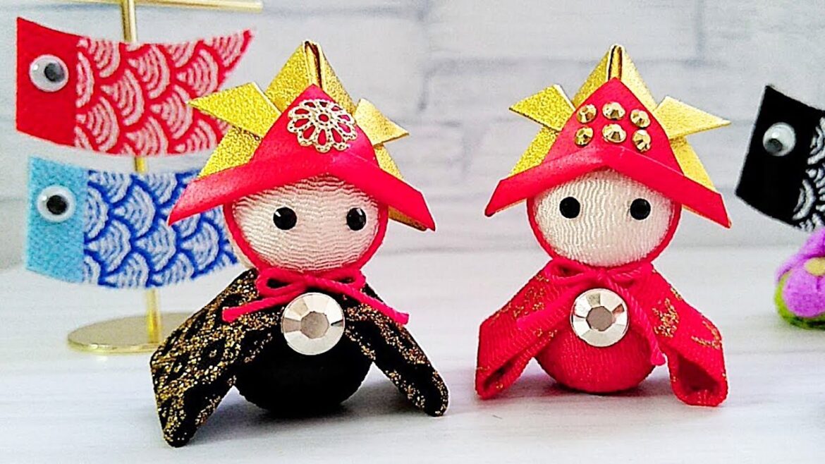 【簡単】🎏五月人形の作り方🎏【こどもの日】切って貼るだけ✨