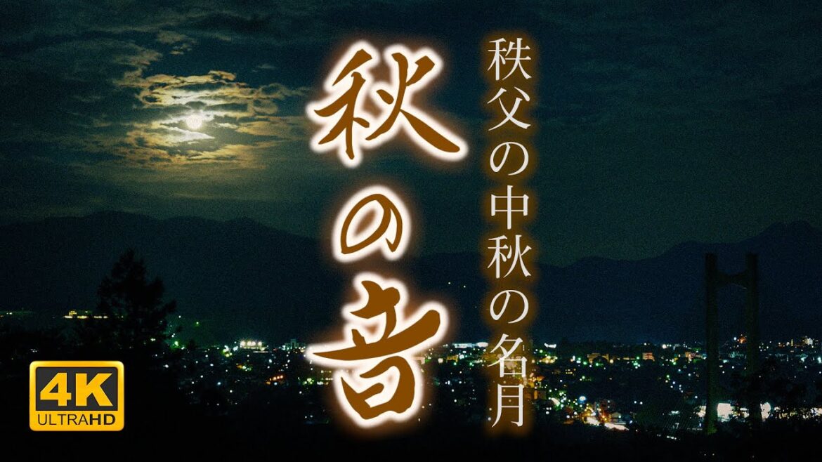 コオロギの鳴き声 | 秩父の中秋の名月 | 秋の音 秋の夜長の虫の声 | 癒やし・睡眠用BGM | Nature Sound BGM  Relaxing Nature Autumn Sounds