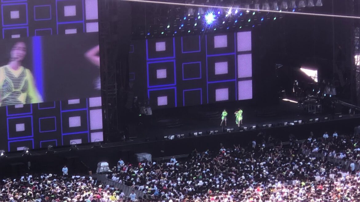 コロナ直前の最大規模開催のサマソニ2019メインステージ perfume.black pink live