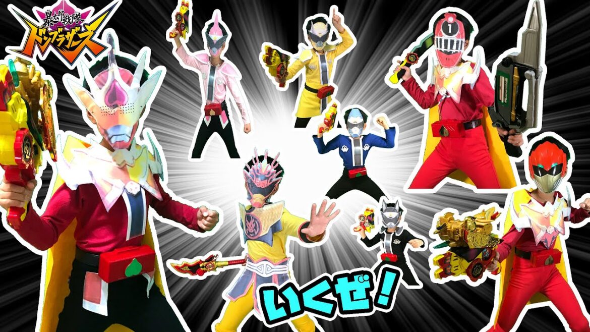ゴールドンモモタロウからのアバターチェンジ！ドンブラザーズになりきり変身！トッキュージャーやジュウオウジャーにも変身して戦うぞ！