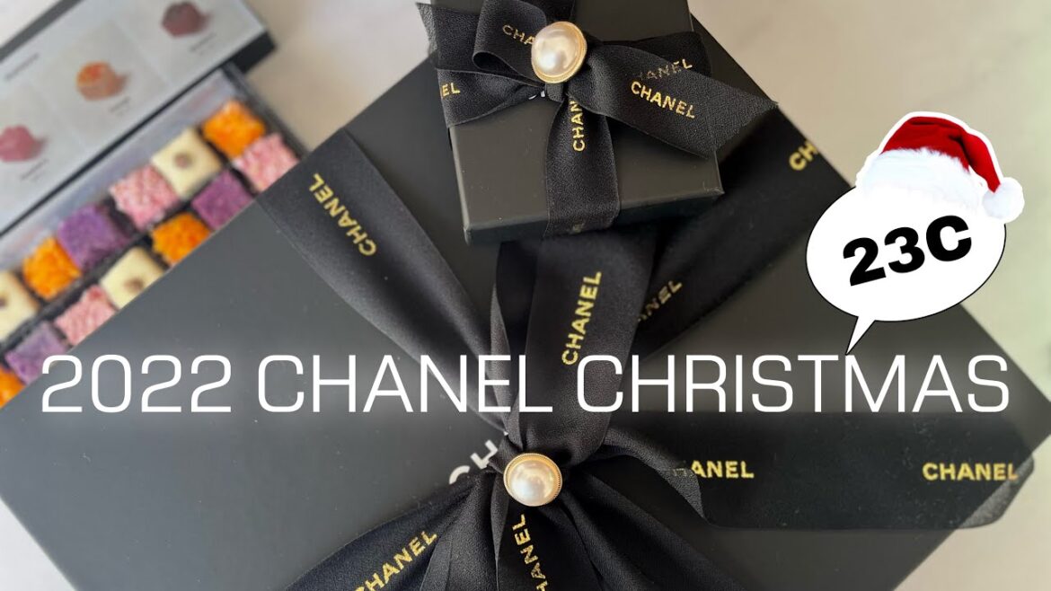 シャネルクリスマスラッピング🎅샤넬 크리스마스 랩핑🎄 23C開封〰️언박싱🫶