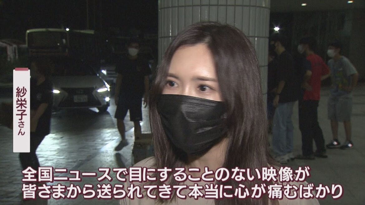 タレントの紗栄子さんも支援に…「映像を見て心が痛んだ」　大規模断水の被災地に多くのボランティア　静岡市清水区　　（9月27日放送）