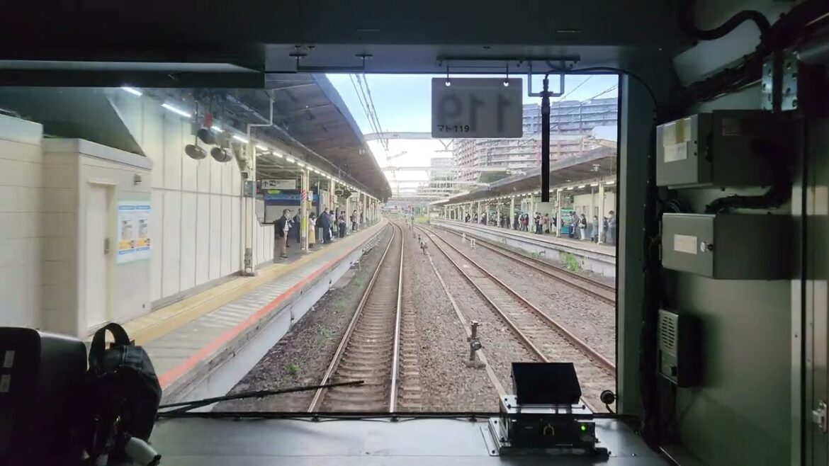 上野東京ライン (JR常磐線→JR東海道線) 快速 品川行き 取手～終点品川間［全区間前面展望］