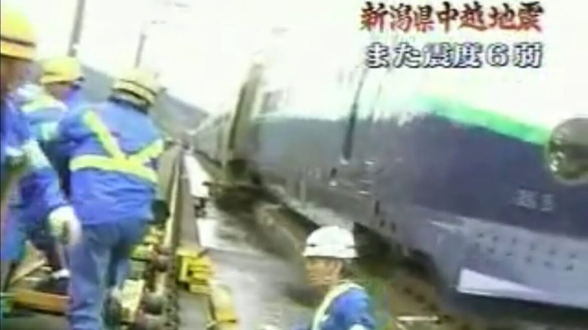 地震ライブ！新潟県中越地震震度7！地震発生の瞬間　緊急地震速報　瞬間　中継　Earthquake live!