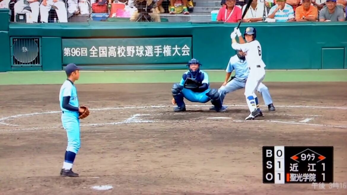 夏の甲子園2014 近江vs聖光学院 スクイズバントサヨナラ勝ち