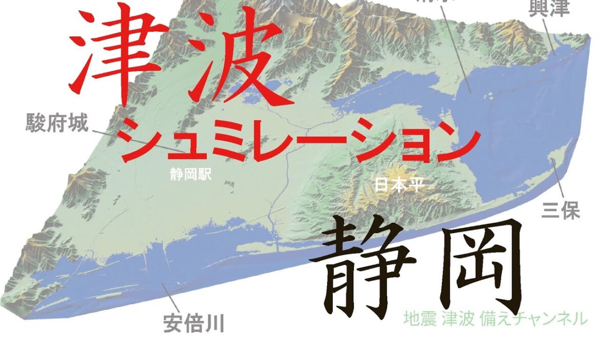 津波シュミレーション　静岡　（静岡地震　静岡津波）