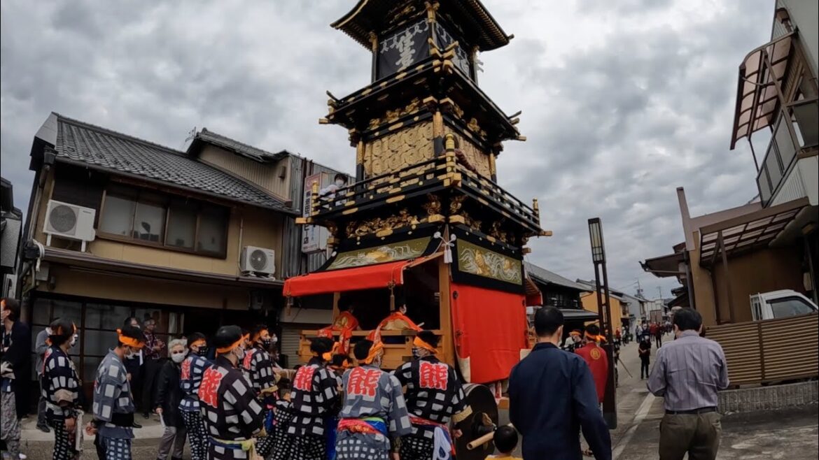 犬山祭　車山運行　余坂町・寺内町・熊野町　2022年10月22日